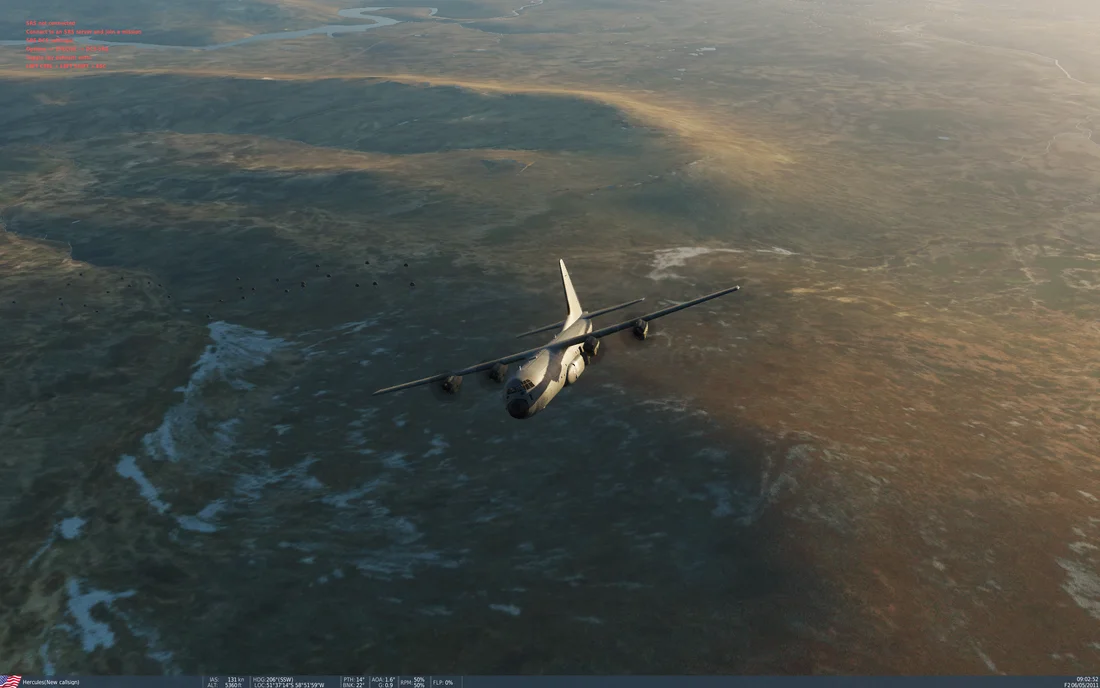 C-130 Hercules Paradrop