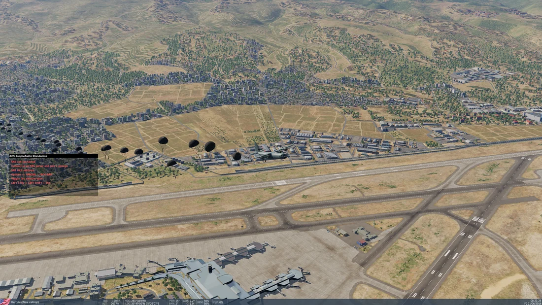 Paradrop over Airbase