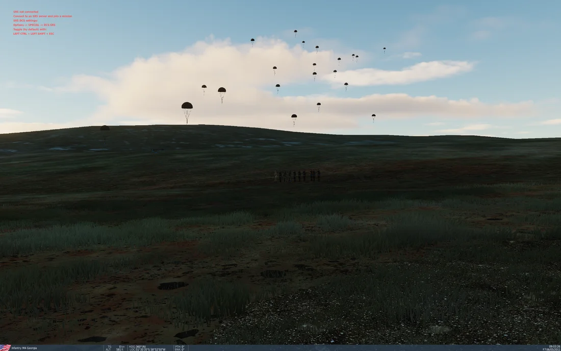 Paratroopers Landing